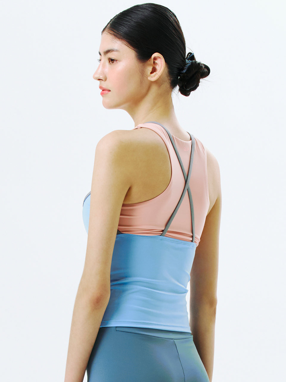 Game Start Athleisure Sleeveless Top Blue Coral